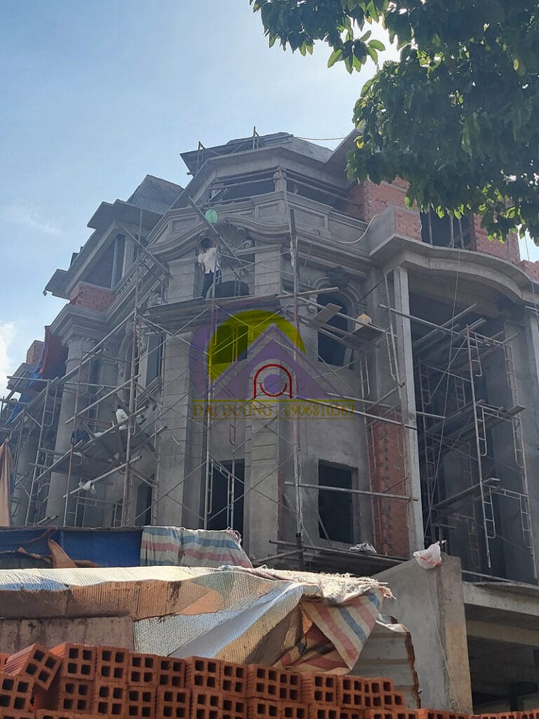 xây nhà biệt thự 5 tầng