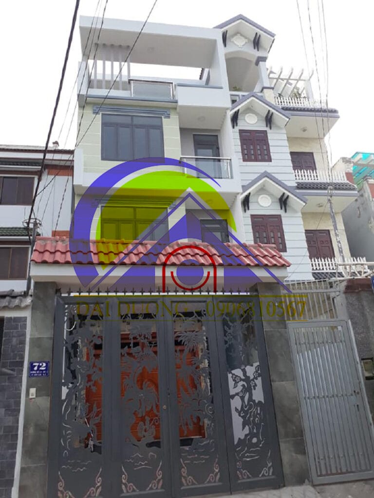 xây nhà phố 4 tầng